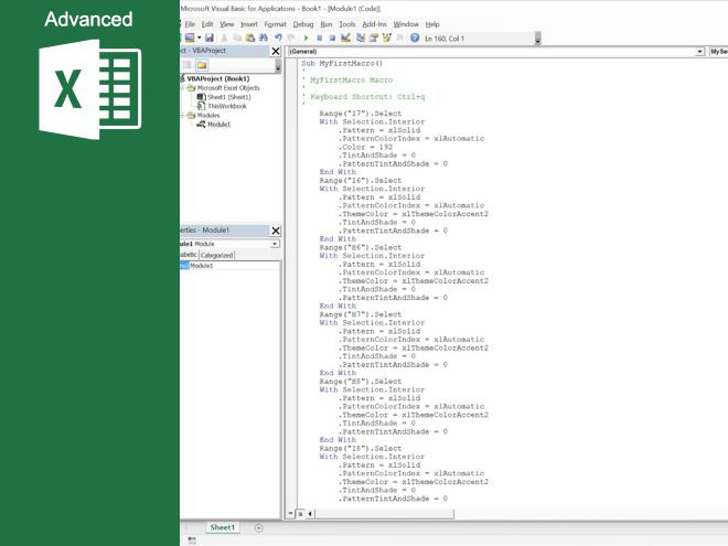 Microsoft Excel 2016 VBA Programming Advanced